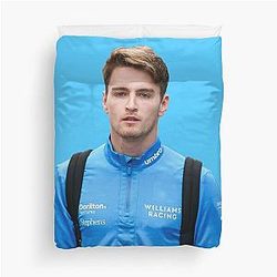 Logan Sargeant F1 Driver Williams Team Alex Albon Duvet Cover