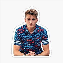 Logan Sargeant F1 Driver in Williams F1 Team Alex Albon Sticker