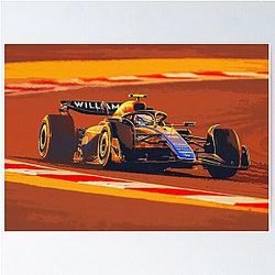 Logan Sargeant racing in the 2024 Saudi Arabian Grand Prix