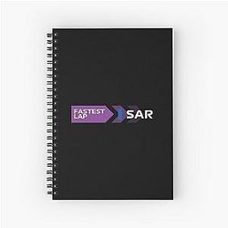 Logan Sargeant Fastest Lap F1 Notebook