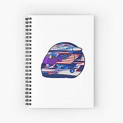 Logan Sargeant 2023 Helmet Notebook
