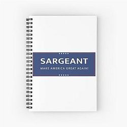 Make America Great Again by Logan Sargeant Spiral Notebook