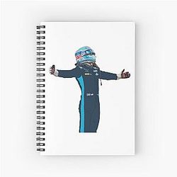 Logan Sargeant F2 Silverstone Win Notebook