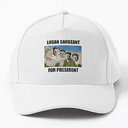 F1 Driver Logan Sargeant for President On Mount Rushmore Baseball Cap