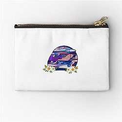 Logan Sargeant 2023 Helmet With Flower Zipper Pouch