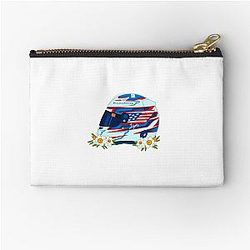 Logan Sargeant 2024 Helmet Flowers Zipper Pouch