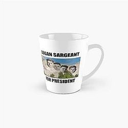 F1 Driver Logan Sargeant for President on Mount Rushmore Mug