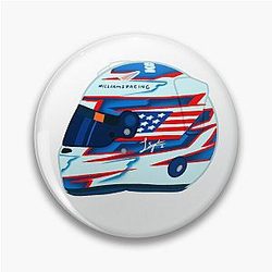 Logan Sargeant 2024 helmet pin