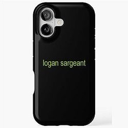 Logan Sargeant Brat Font iPhone Tough Case