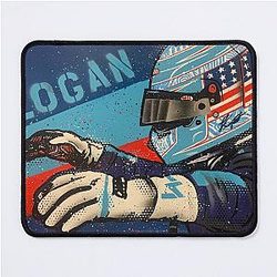 Logan Sargeant - F2 2022, F1, Graffiti Painting by DRAutoArt Mouse Pad
