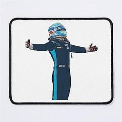 Logan Sargeant F2 Silverstone Win Mouse Pad