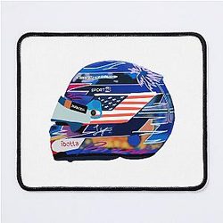 Logan Sargeant Miami GP helmet Mouse Pad