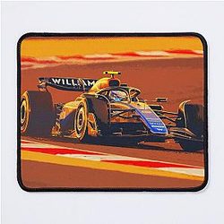 Logan Sargeant racing in the 2024 Saudi Arabian Grand Prix Mousepad
