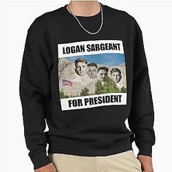F1 Driver Logan Sargeant for President Mount Rushmore Sweatshirt