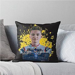 Logan Sargeant Throw Pillow