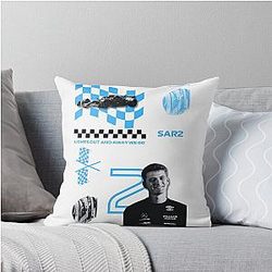 LOGAN SARGEANT Throw Pillow
