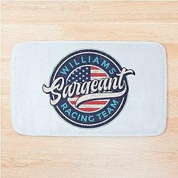 Logan Sargeant Round Bath Mat