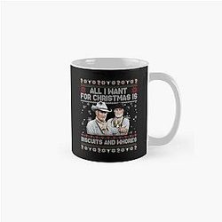 Lonesome Dove Gus Mccrae Biscuits and Whores All I Want For Christmas Is Biscuits Whores Classic Mug