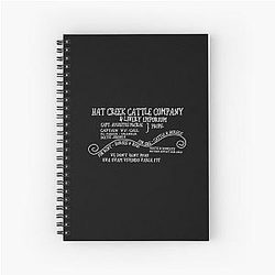 Lonesome Dove - Hat Creek - Spiral Notebook