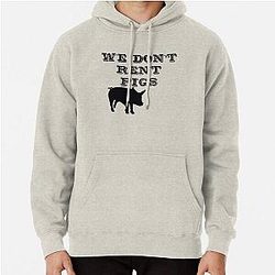 Lonesome Dove Pigs Pullover Hoodie