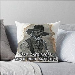 Lonesome Dove Captain Woodrow Call Throw Pillow