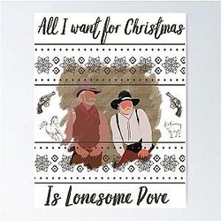 Lonesome Dove Christmas Poster
