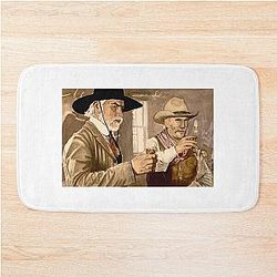 Woodrow and Gus Lonesome Dove Bath Mat