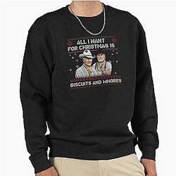 All I Want For Christmas Is Biscuits, Lonesome Dove Movie, Funny Western Cowboy Ugly Sweater