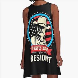 Lonesome Dove - Augustus McCrae for President A-Line Dress