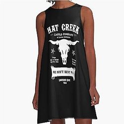 Hat Creek Cattle Company Lonesome Dove A-Line Dress