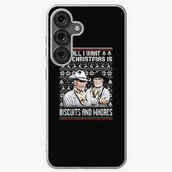 Lonesome Dove Gus McCrae Biscuits and Whores All I Want for Christmas Is Biscuits and Whores Samsung Galaxy Soft Case