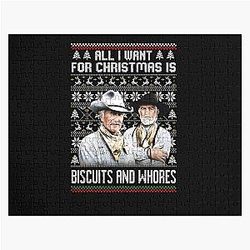 Lonesome Dove Gus Mccrae Biscuits Whores. All I Want For Christmas Is Biscuits Whores Jigsaw Puzzle