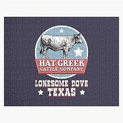 Hat Creek Cattle Company. Lonesome Dove Texas. Jigsaw Puzzle