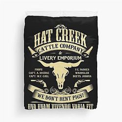 Lonesome Dove Hat Creek iPhone Case Duvet Cover