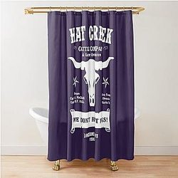 Hat Creek Cattle Company Lonesome Dove Shower Curtain
