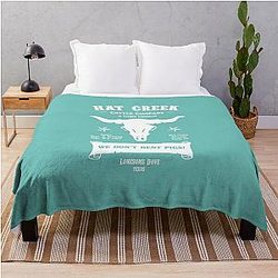 Hat Creek Cattle Company Lonesome Dove Throw Blanket