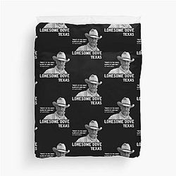 The Sunny Slopes of Long Ago Lonesome Dove Duvet Cover