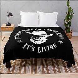 Lonesome Dove. It's Not Dying Socks Throw Blanket