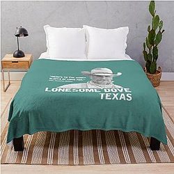 The Sunny Slopes of Lonesome Dove Throw Blanket