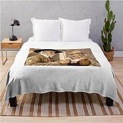 Woodrow and Gus | Lonesome Dove Throw Blanket