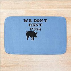Lonesome Dove Rent Pigs Bath Mat