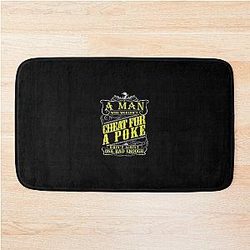 Lonesome Dove, A Man Cheat for a Poke Bath Mat