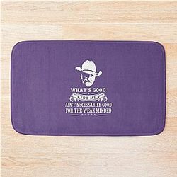 Lonesome Dove iPhone Case - What Is Good Bath Mat