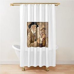 Woodrow and Gus Lonesome Dove Shower Curtain