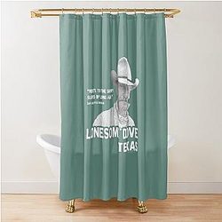 The Sunny Slopes of Longago Lonesome Dove Shower Curtain