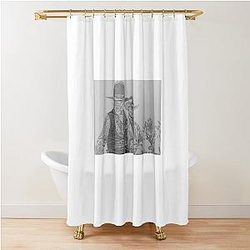 Lonesome Dove Woodrow Call Gus McCrae Shower Curtain
