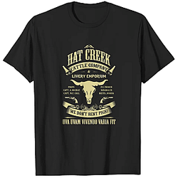 Vintage Hat Creek Livery Emporium LA 1205 Lonesome Dove T-Shirts