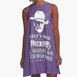 Lonesome Doves What's Good iPhone Case A-Line Dress