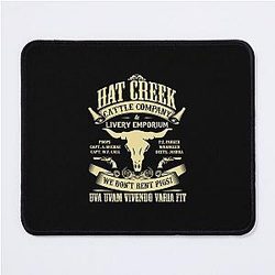 Lonesome Dove Hat Creek iPhone Case Mouse Pad