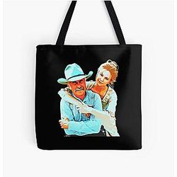 Lonesome Davie All Over Print Tote Bag